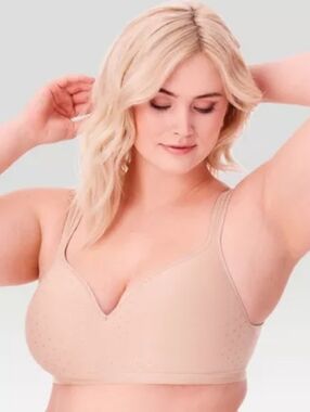 Bali Nude Wireless Comfort Bra in Light Beige